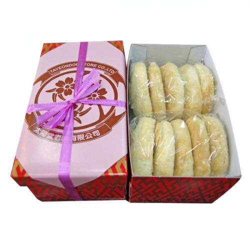 太陽餅-原味傳統麥芽10入/盒 (五片包裝)